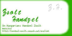 zsolt handzel business card